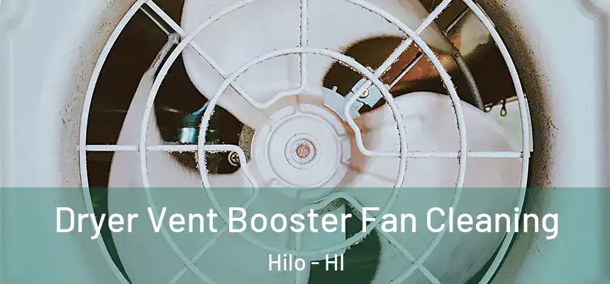 Dryer Vent Booster Fan Cleaning Hilo - HI